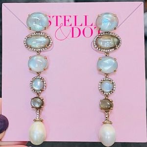 NEW IN BOX 📦 Stella & Dot Linear Stone earring